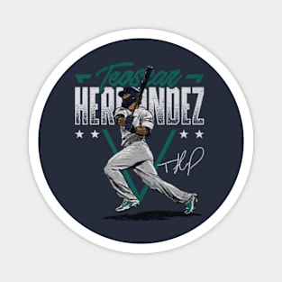 Teoscar Hernandez Seattle Triangle Name Magnet